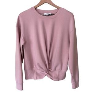 Magaschoni Pink Sweatshirt Twist Front